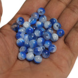 7mm Dule Tone Acrylic Round Beads_ACRB-891