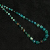 8-15mm Natural Faceted Graduation Round Agates Gemstone Beads_MGB-146