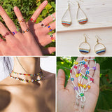 15 Color, 11/0 Neon & Opaque Glass Seed Beads Kit