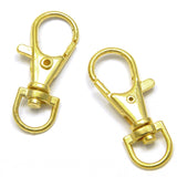 1.5 Inches Key Chains Hooks Swivel Clasp Silver