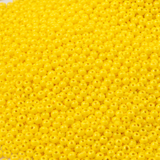 50gm 8/0 Preciosa Opaque Lemon Yellow Seed Beads