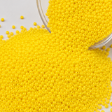 50gm 8/0 Preciosa Opaque Lemon Yellow Seed Beads
