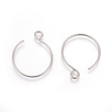 1 Inch 304 Stainless Steel Earring Hooks