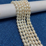 1 String 5x7mm AAA Quality Freshwater Natural Cultured Pearls