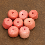 20 Pcs Pink Synthetic Howlite Beads