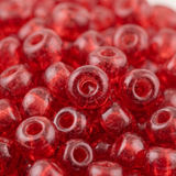 50gm 4/0 Preciosa Coral Orange Seed Beads