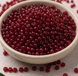 50gm 8/0 Preciosa Deep Ruby Red Seed Beads