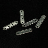92.5 Sterling Silver 4 Hole Spacer 20x5mm_bnf0199_1