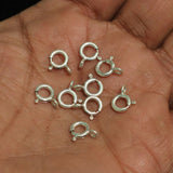 92.5 Sterling Silver 7mm Spring Ring Clasp_0104_2