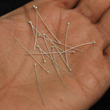 92.5 Sterling Silver Headpin with Ball_bnf0051_2