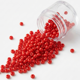 50gm 6/0 Preciosa Opaque Lava Red Seed Beads