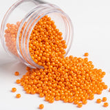 50gm 6/0 Preciosa Opaque Pumpkin Orange Seed Beads