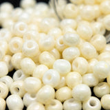 50gm 4/0 Preciosa Creamy White Seed Beads