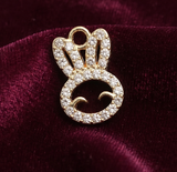 5 Pcs 17x13mm Ad Stone Charms