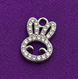 5 Pcs 17x13mm Ad Stone Charms