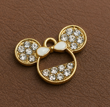 5 Pcs 20x15mm Mickey Mouse AD Stone Charms