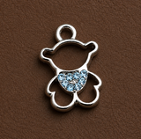 15x13mm Teddy AD Stone Charms
