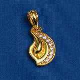 1 Pc, 16x10mm AD Charms Golden