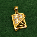 1 Pc, 18x12mm AD Charms Golden