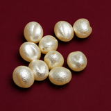 20 Pcs, 11x8mm Off White Pearl Coated Acrylic Beads