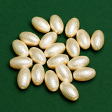 13X7mm Off White Pearl Coated Acrylic Beads