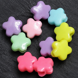 100 Gm, 10mm Multicolor Star Acrylic Beads