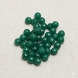 100Gm 7mm Round Faceted Acrylic Beads
