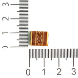 100 Gm, 12x10mm Rectangle Beads