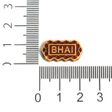 20x10mm Bhai Brown  Beads