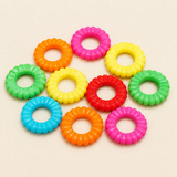 100Gm 16x3mm Ring Acrylic Beads