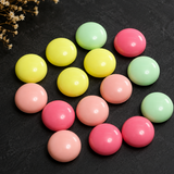 100Gm 12x5mm Acrylic Cabochon Beads