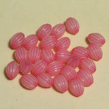 10x8mm Acrylic Beads Oval Pink