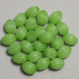 100Gm 10x8mm Acrylic Beads Oval