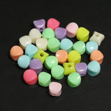 10x8mm, 100 Pcs Acrylic Multicolor Beads
