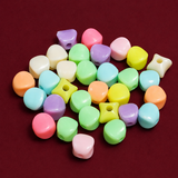 100 GM, 10x8mm,  Acrylic Multicolor Beads