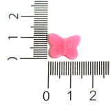 11x14mm, 100 Pcs Acrylic Multicolor Butterfly Beads