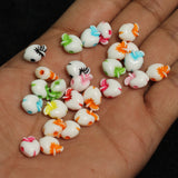 100 pcs, 10mm Mango Acrylic Beads Assorted Color