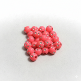 100 gm 6mm Acrylic Dotted Beads