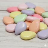 25x13mm, Acrylic Assorted Drop Beads