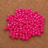 100 Gm, 4mm Acrylic Faceted Rondelle Beads