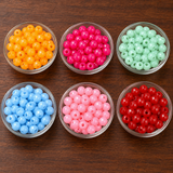 100 Gm, 4mm Acrylic Faceted Rondelle Beads