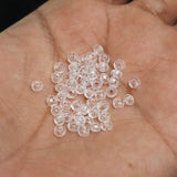 100 Gm Acrylic Faceted Rondelle Beads