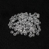 100 Gm Acrylic Faceted Rondelle Beads