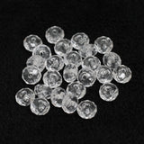100 Gm Acrylic Faceted Rondelle Beads
