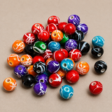 100Gm 8mm Acrylic Round Beads