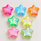 100gm 10mm Acrylic Star Beads