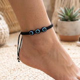 Evil Eye Guardian Anklet Pair
