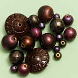 6-25 mm,Vintage Brass Beads Color, Assorted Shape And Sizes
