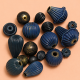 6-25 mm,Vintage Brass Beads Color, Assorted Shape And Sizes
