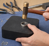 Rubber Masher Block for Jewelry Making